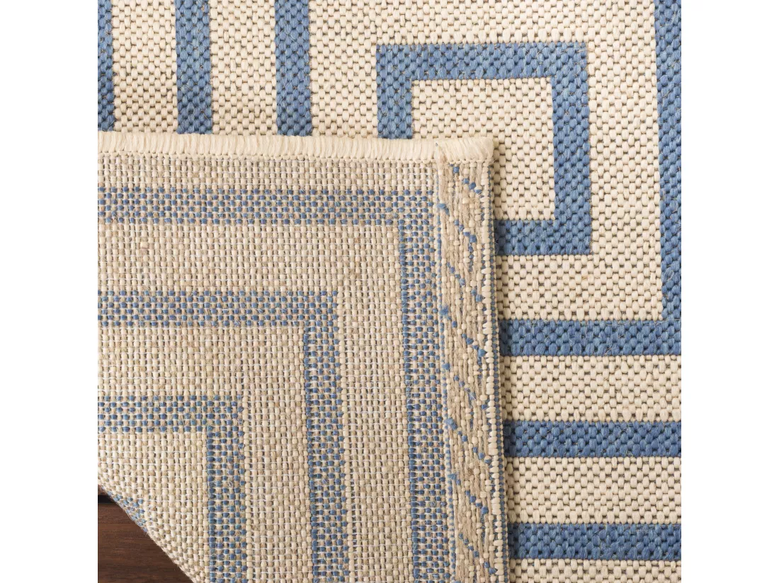 Tapis Cream & Blue 79 X 152 cm - Ravello