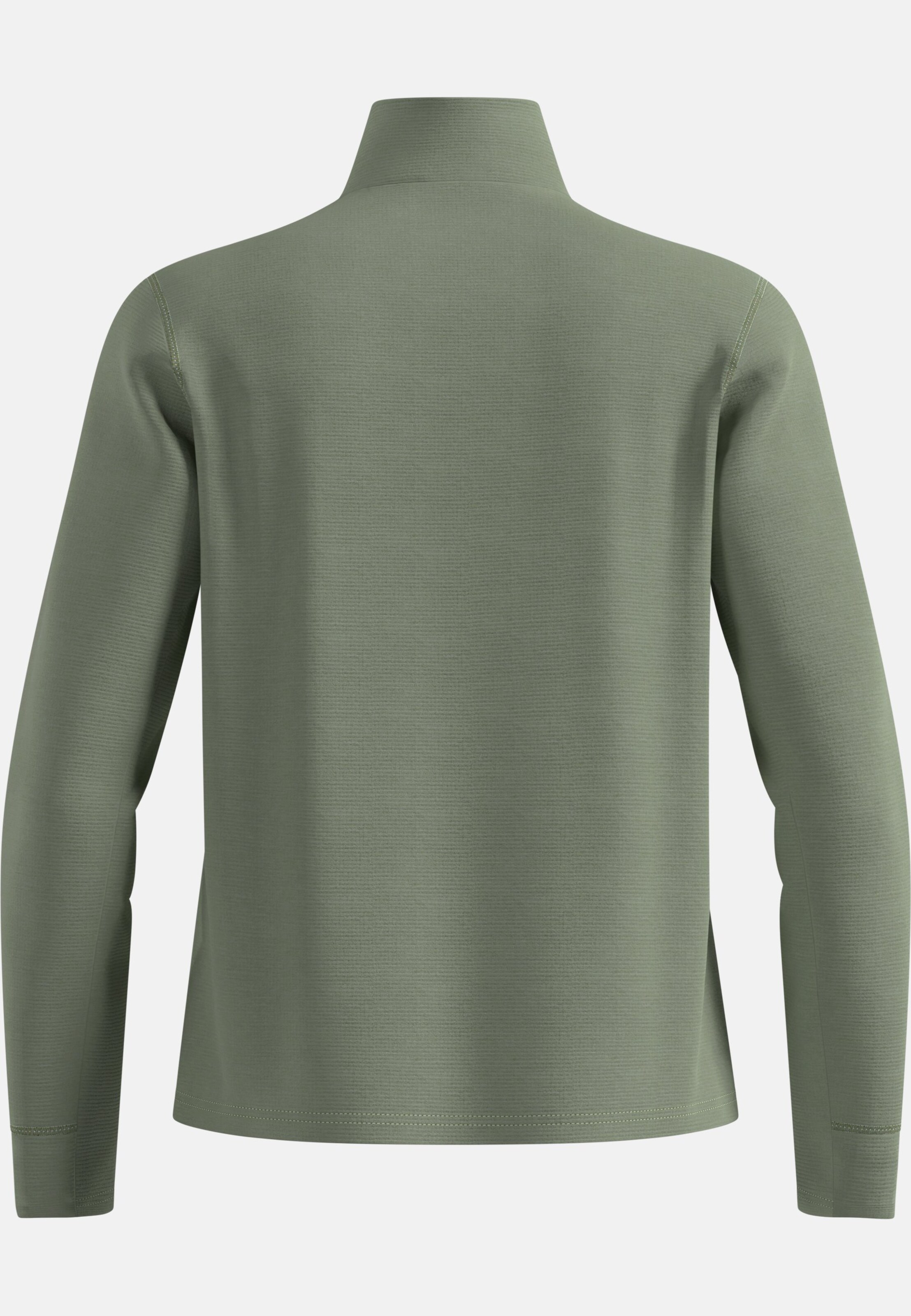 Essentials Multisport Mid Layer aus Grid-Fleece mit Reissverschluss in shadow melange