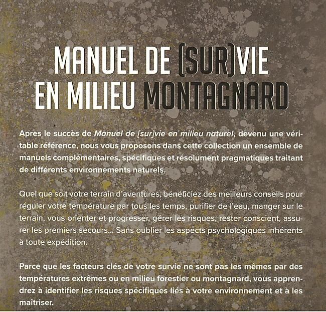 AMPHORA - MANUEL DE SURVIE EN MILIEU MONTAGNARD