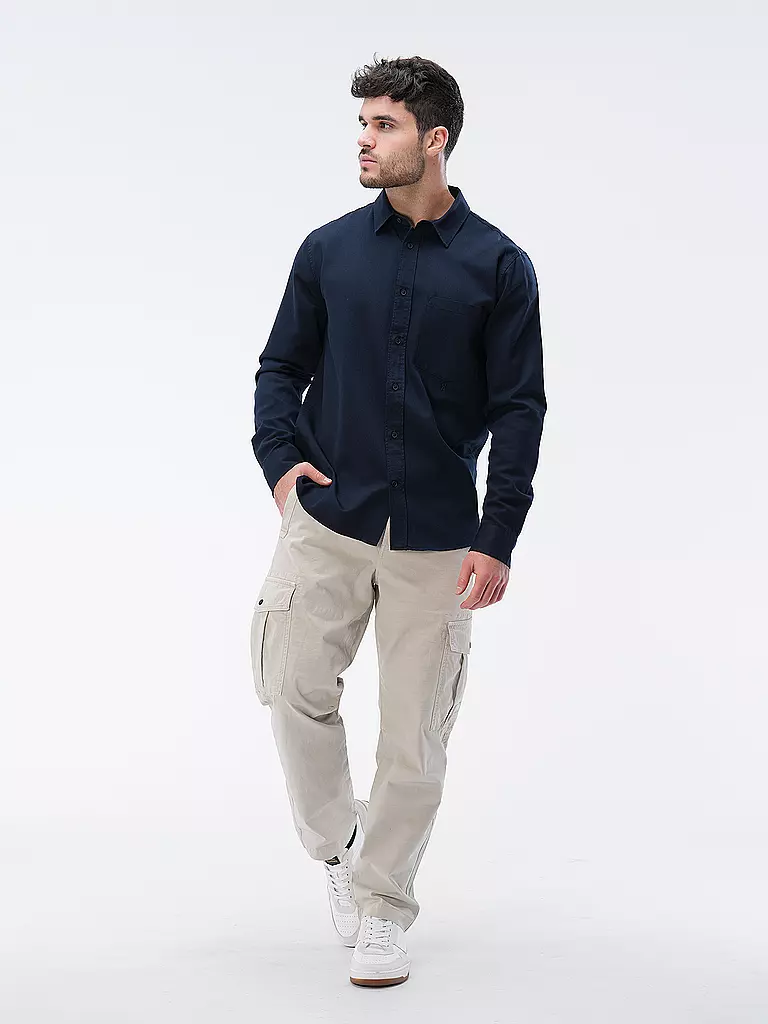 ARMEDANGELS Hemd Casual Fit SKJORTAAS blau