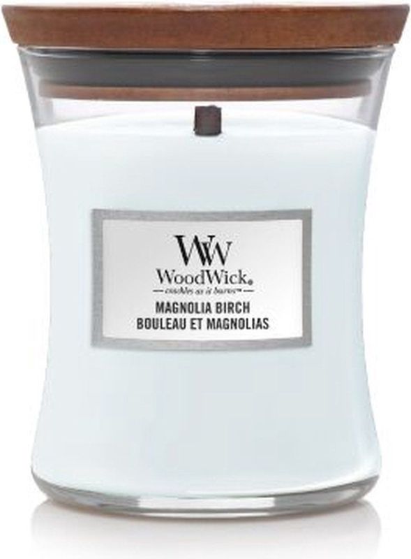 WoodWick Geurkaars Medium Magnolia Birch
