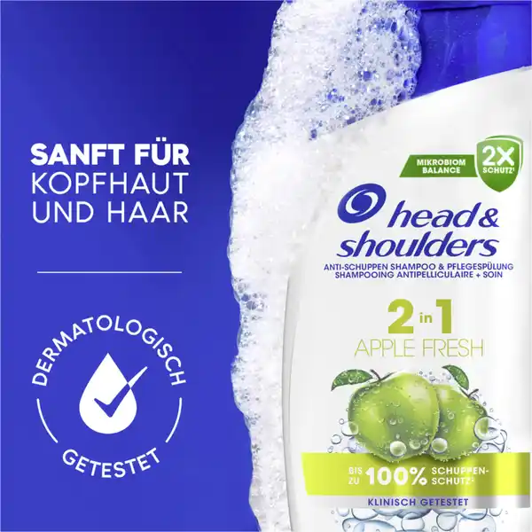 Anti-Schuppen Shampoo & Pflegespülung 2in1 Apple Fresh