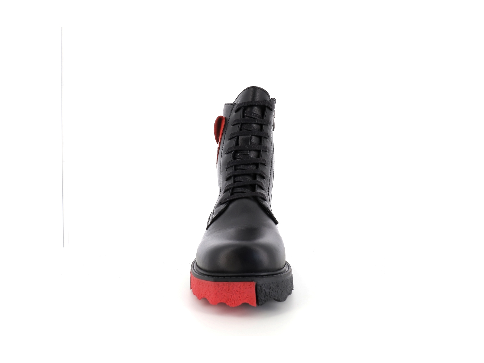 Metamorf ose-MALABO Cuir Noir Rouge