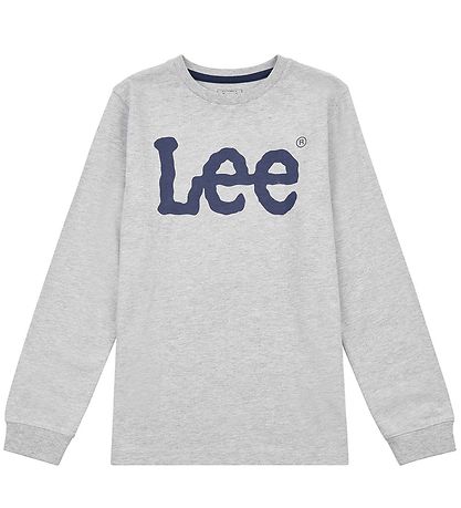 Lee Bluse - WobBlå Graphic - Vintage Grey Heather