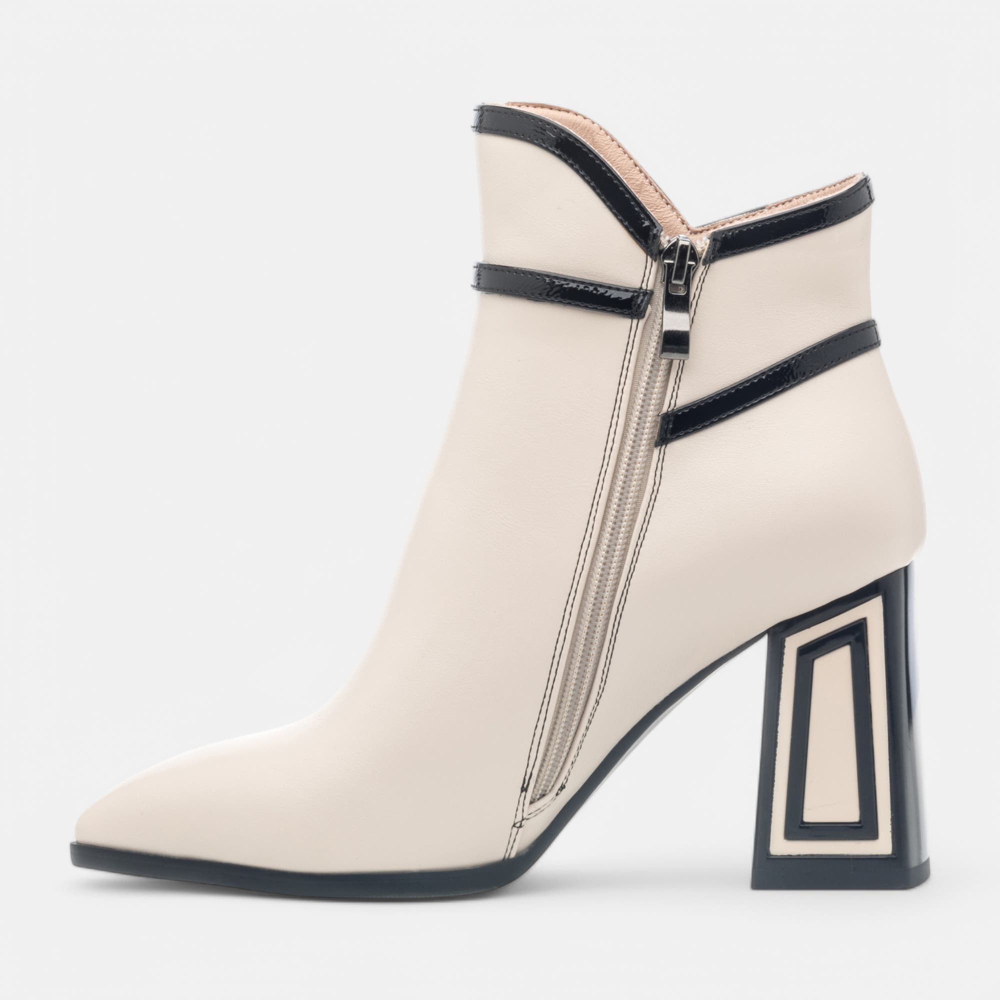 Bottines à talon Femme beige