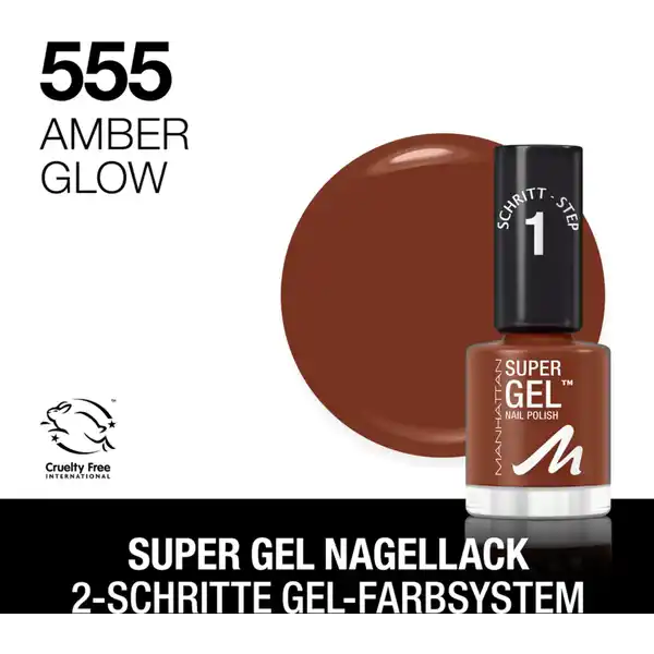 Super Gel Nagellack 555 Amber Glow