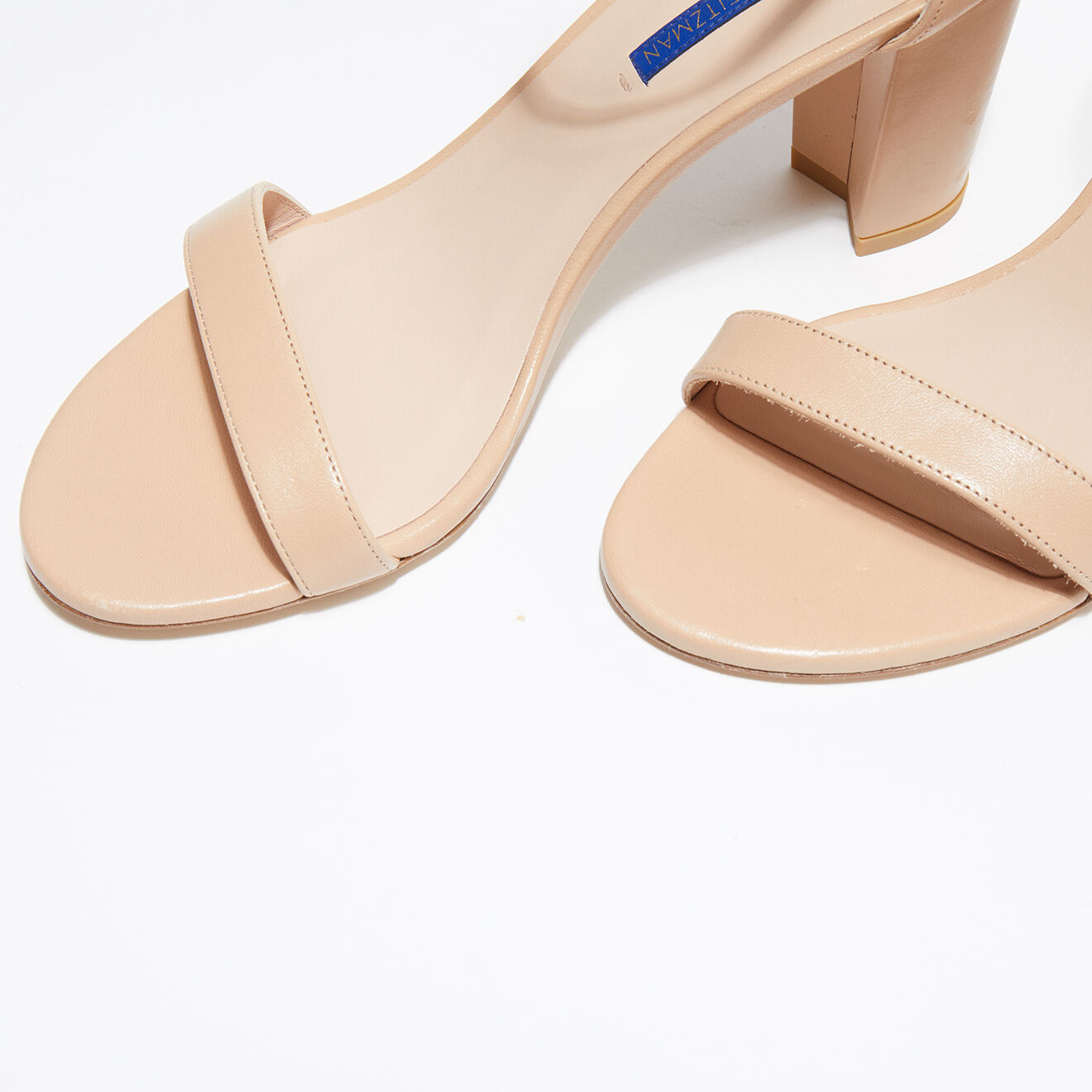 Stuart Weitzman Sandales en Cuir Nearlynude beiges - Talon 8,5 cm