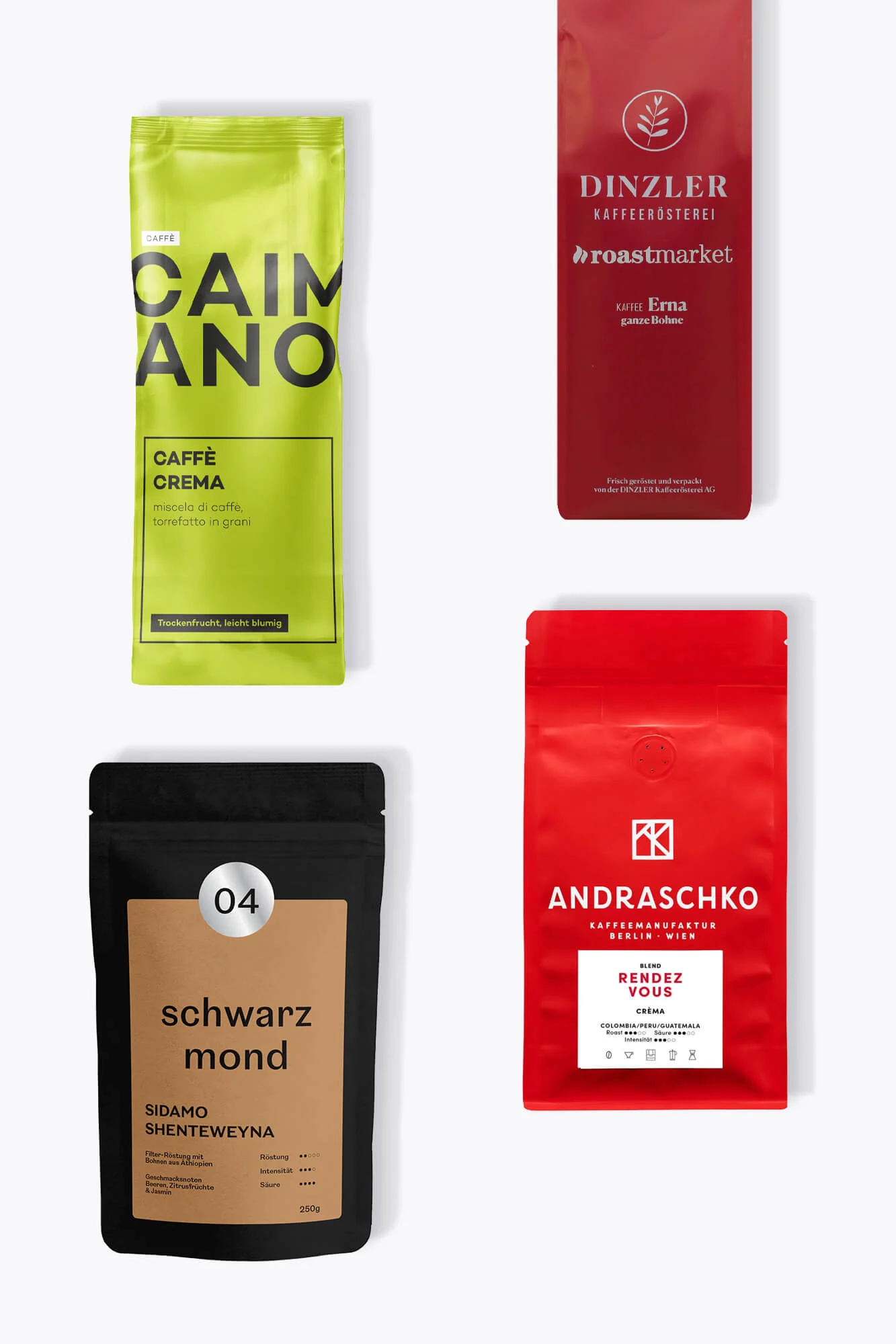Bestseller Kaffees - Probierpaket 1kg
