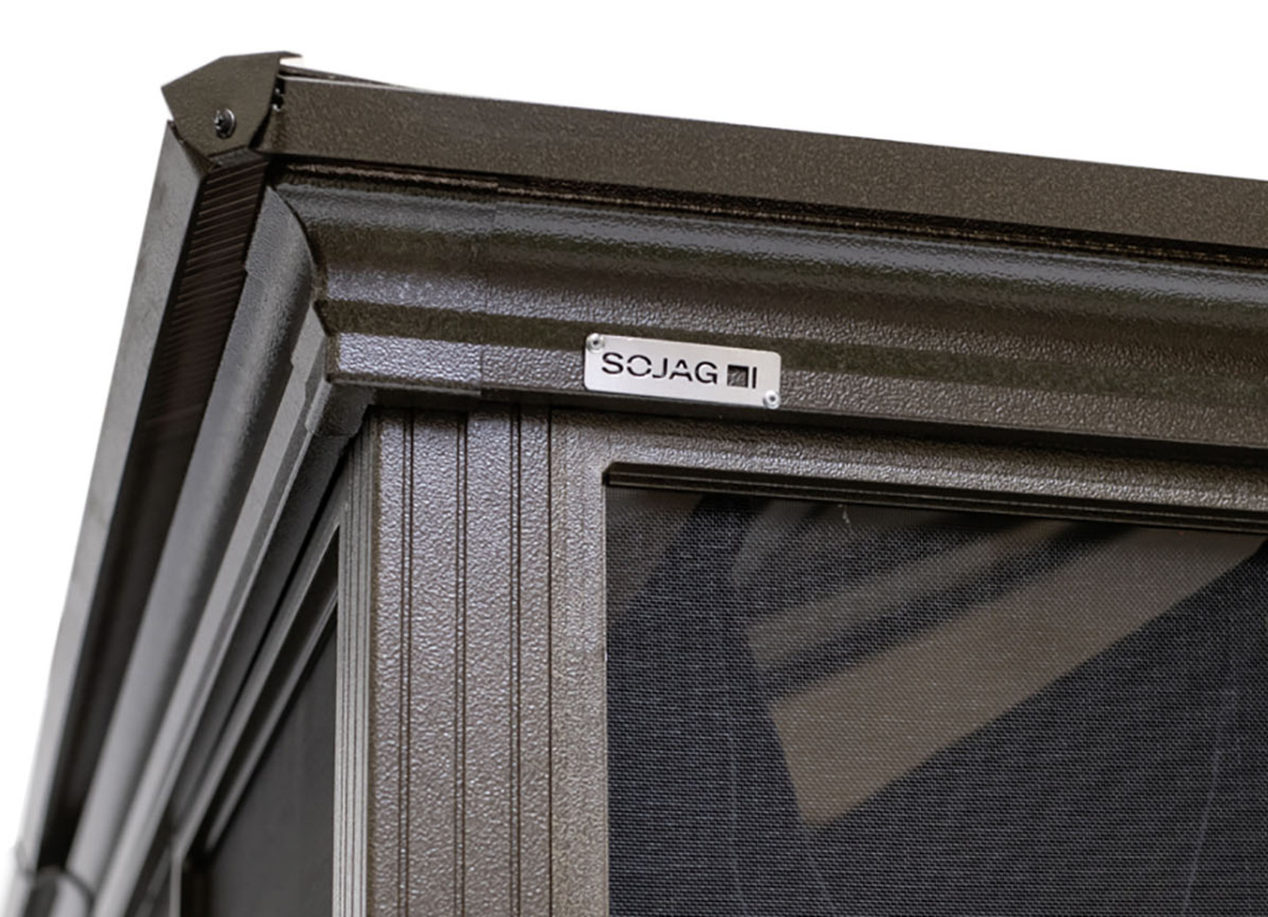 SOJAG Aluminium Pavillon Castel in edlem Bronzeton