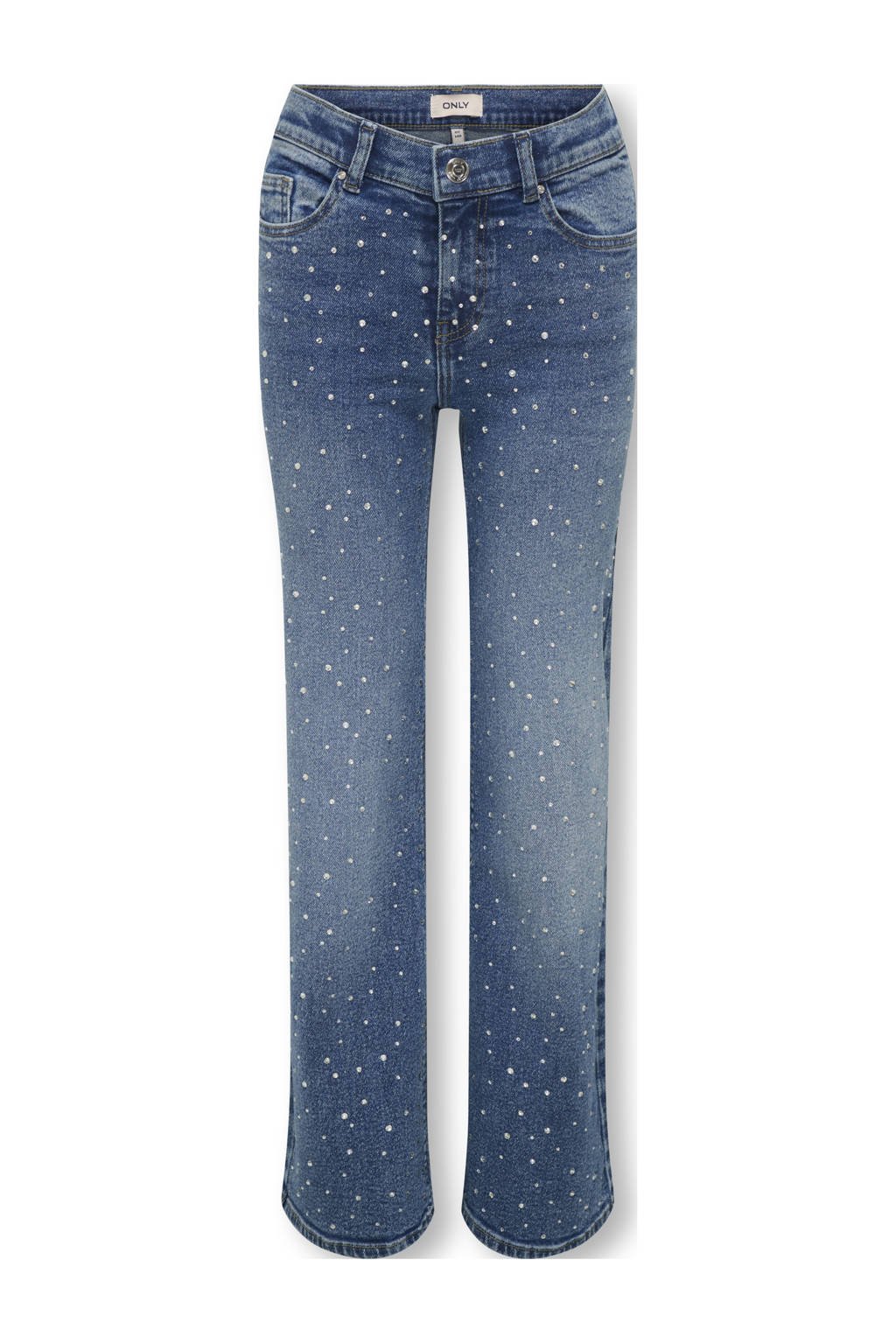 KIDS ONLY GIRL wide leg jeans medium blue denim