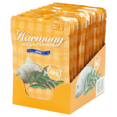 Harmony Cat Thunfisch & Aloe Vera auf Reis 12x80g