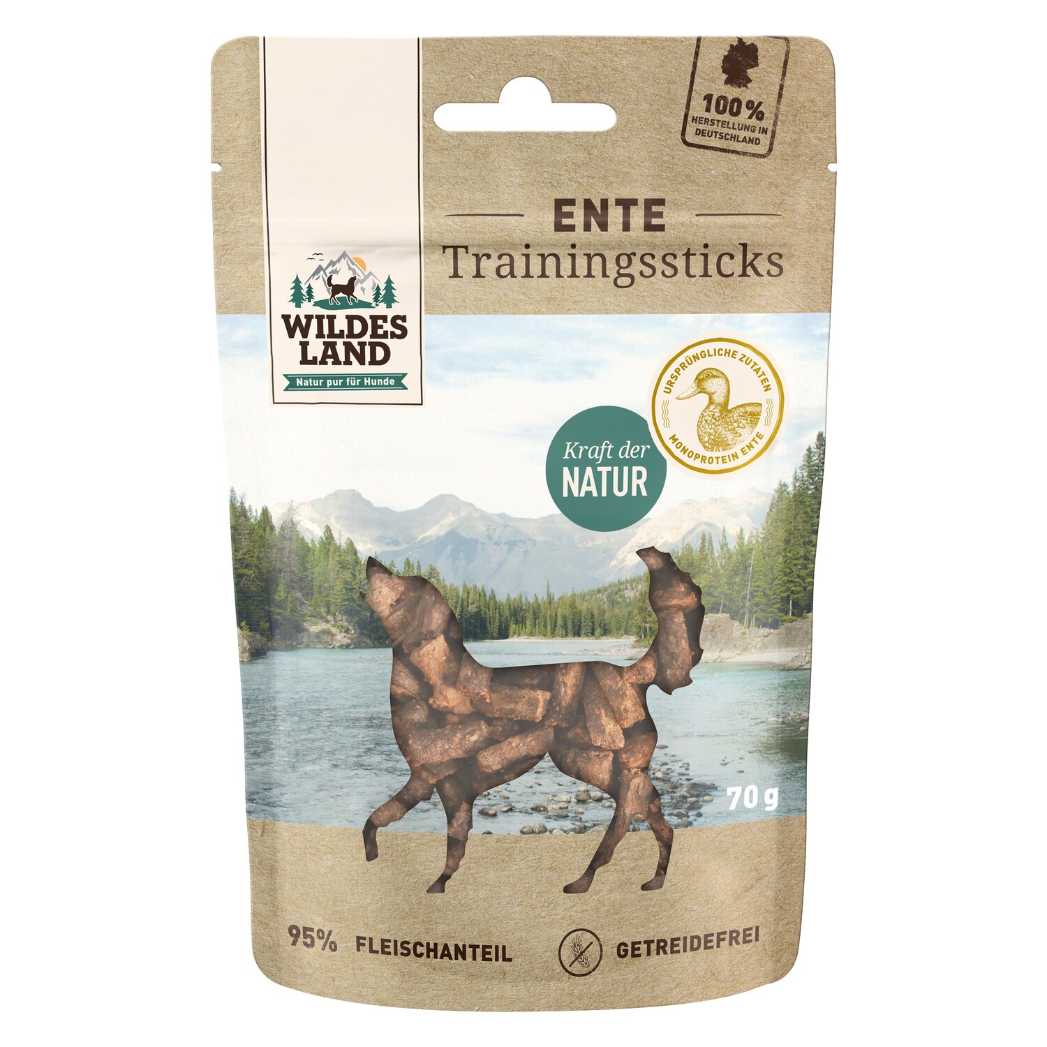 WILDES LAND Trainingssticks  - 70 g - Ente