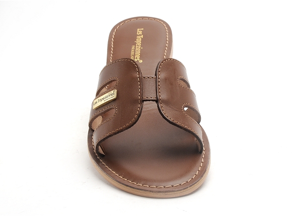 Les tropeziennes mules et sabots plats femme damia f marron