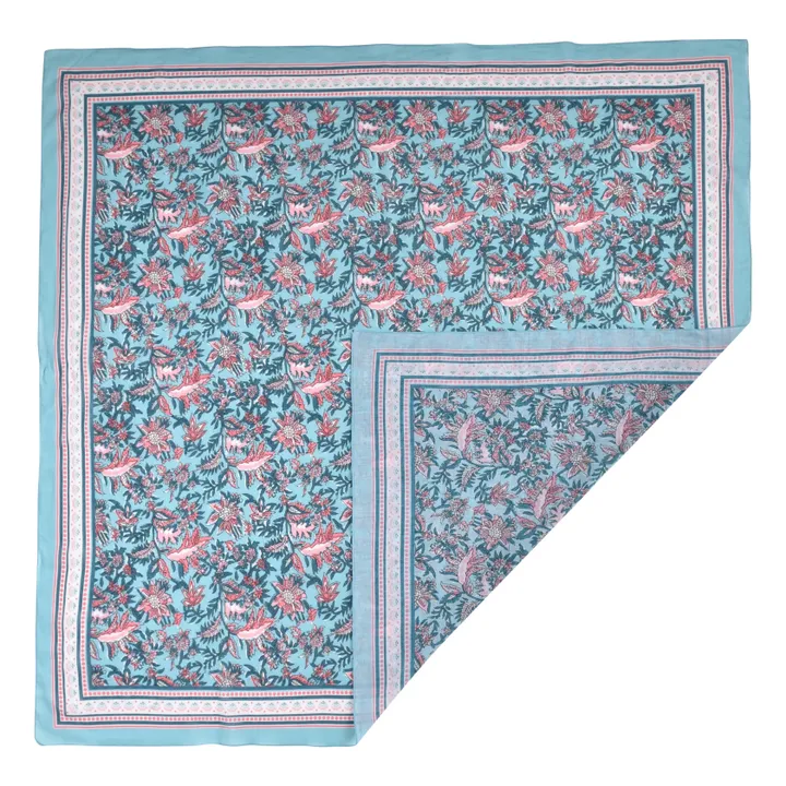 Louise Misha Foulard Capucine - Collection Femme | Bleu canard