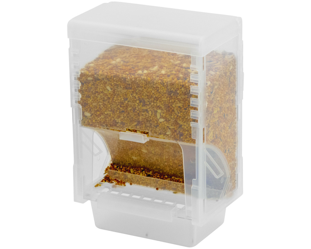 Mangeoire silo 1 kg canaris • mangeoire oiseaux exotiques