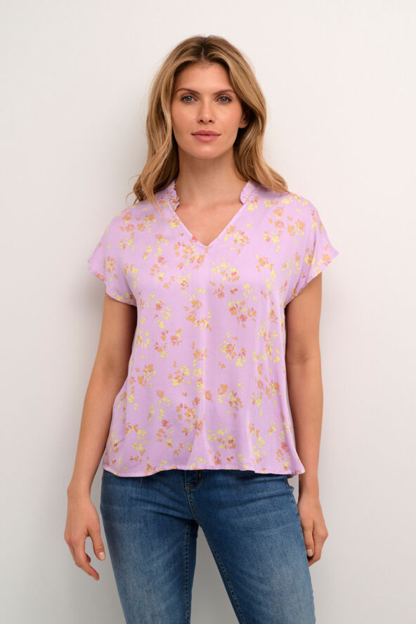 Culture CUbillie Capsleeve Lavender flower