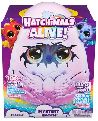 Hatchimals Alive Secret Hatch Draggle Figur