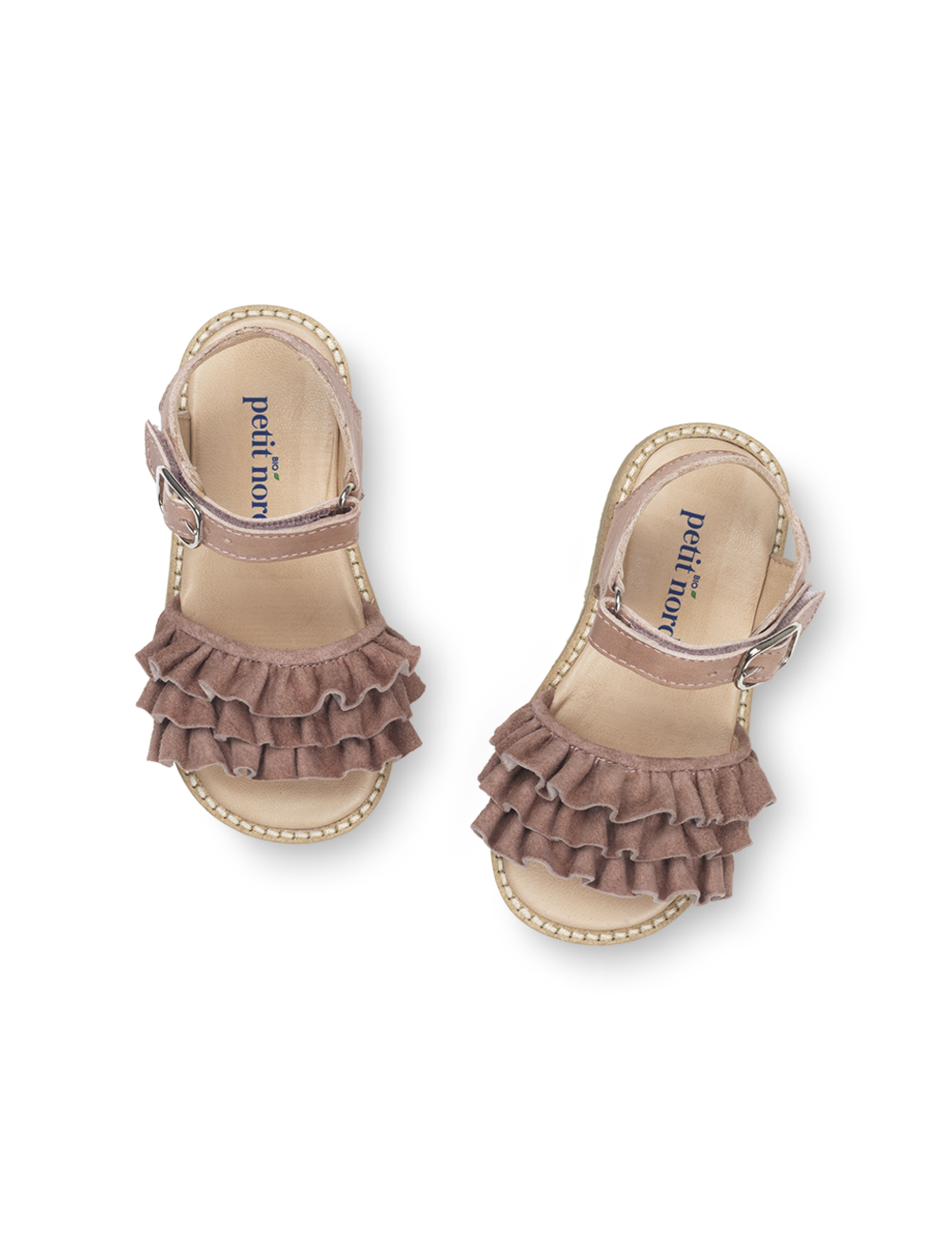 Ruffles Sandal - Old rose