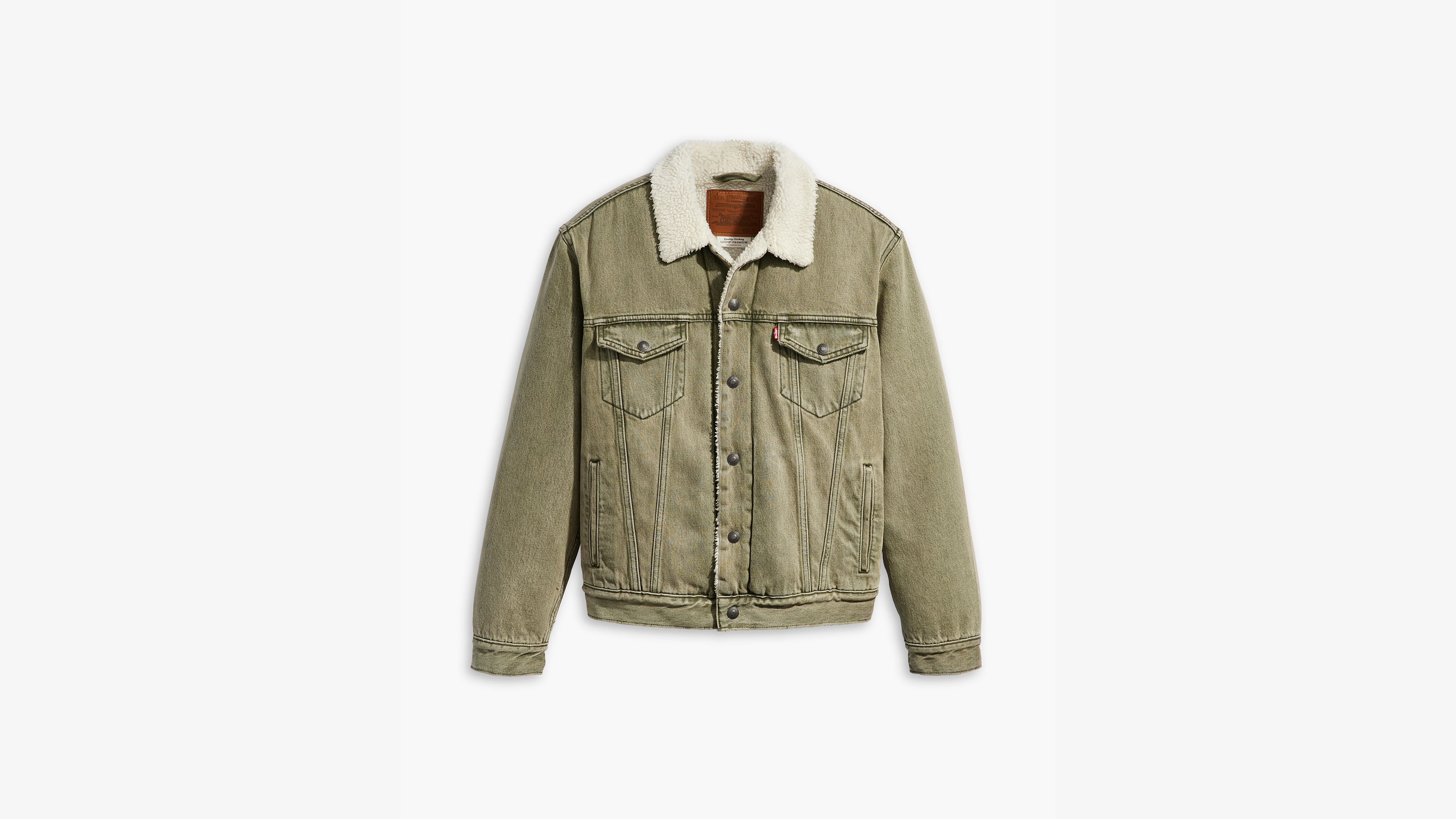 Veste sherpa Trucker Type III - Its My Passion Sherpa - Vert