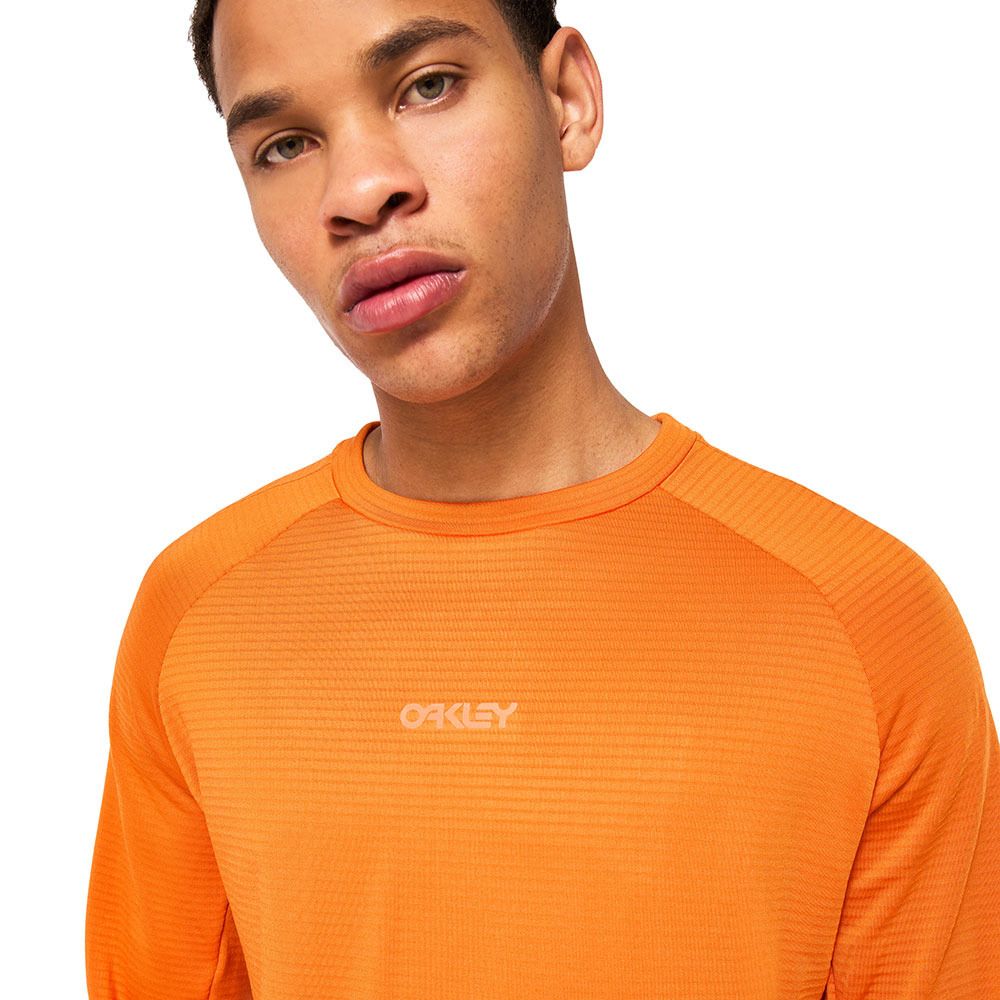 Oakley SEEKER REVEL - Maillot Homme burnt orange