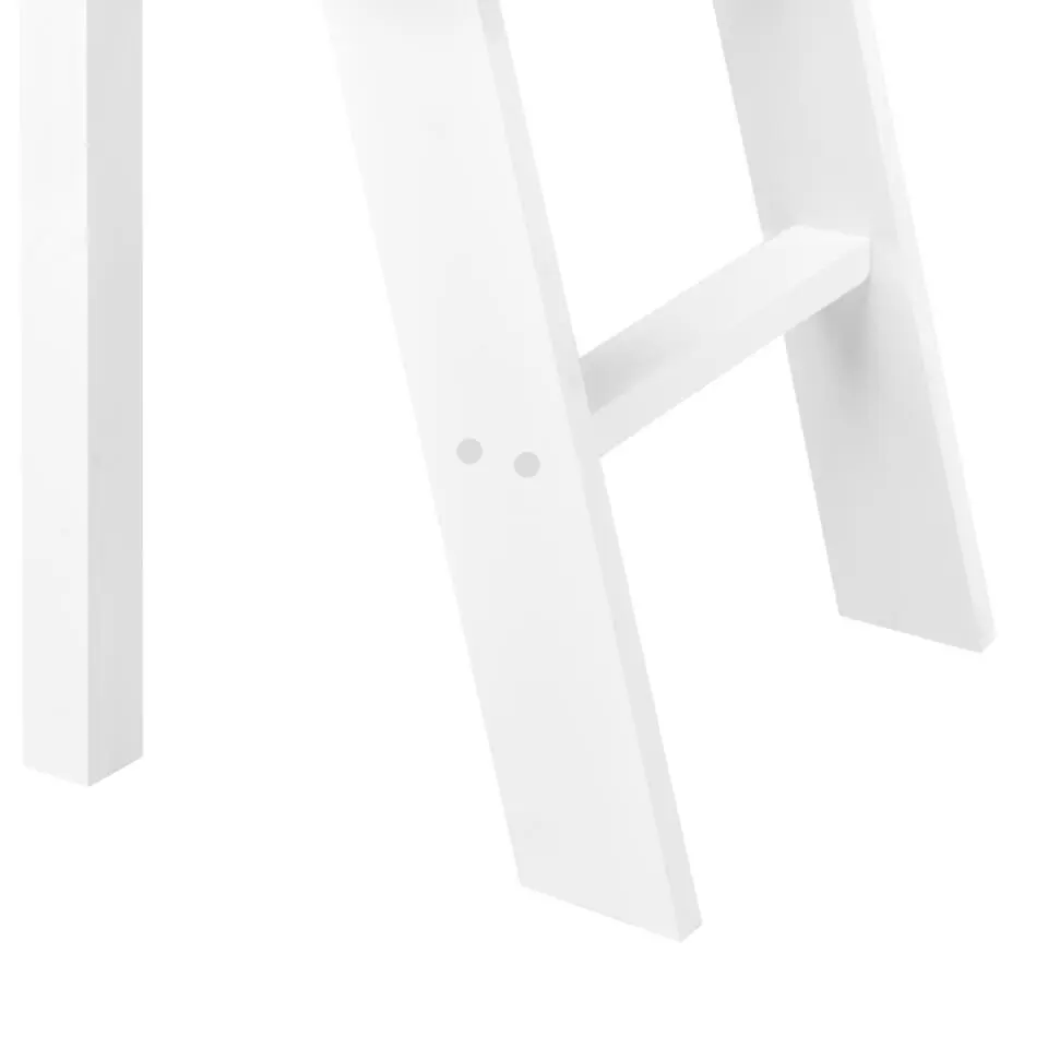 ASCOUX - Kinderbed - Wit - 90 x 200 cm - Dennenhout