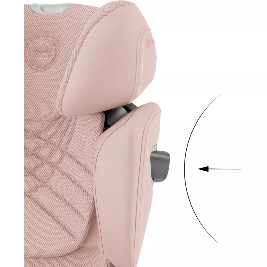 cybex PLATINUM Kindersitz Solution T I-Fix Plus Peach Pink