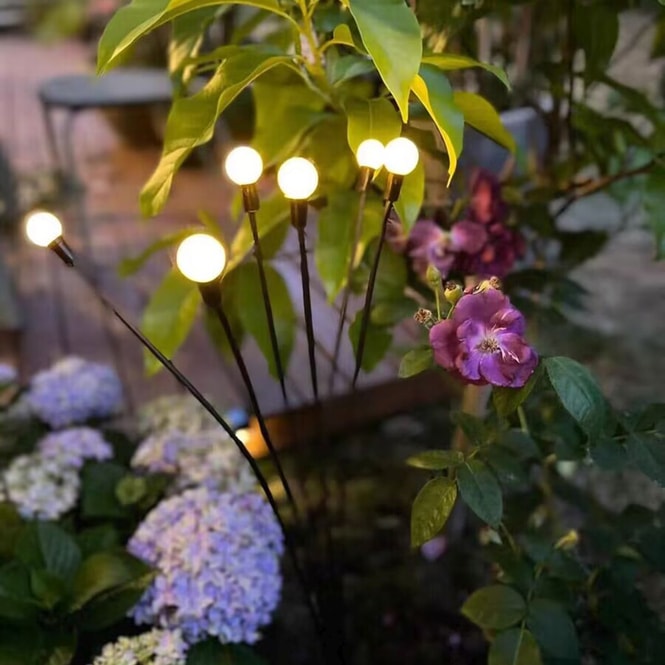 Solar Pflanzenbeleuchtung - Gartenstecker - warmweiß - ca. 70 cm hoch