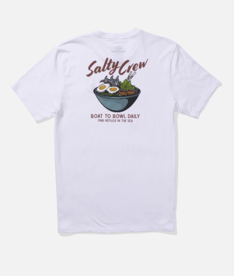 Salty Crew Fish Bowl SS Tee White