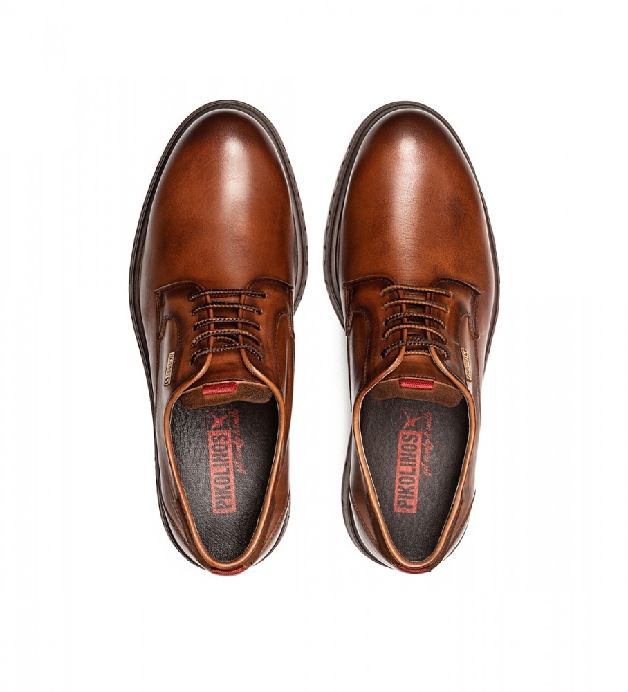 Sapatos Pikolinos Linares em couro marrom