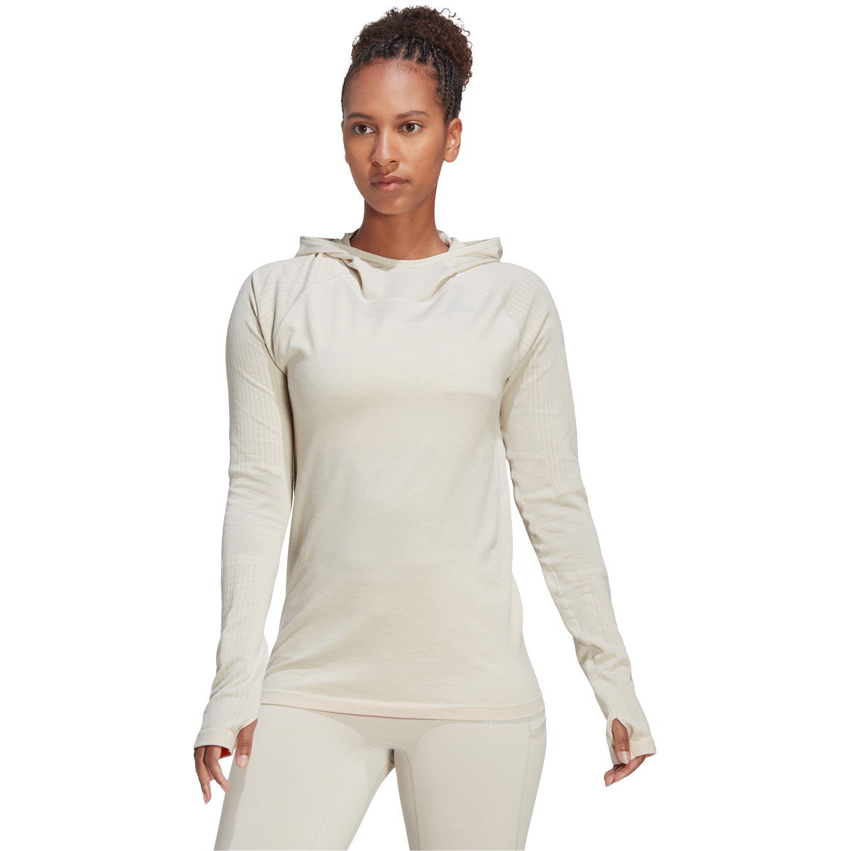 adidas Xcity Knit Hood Løbetrøje Dame