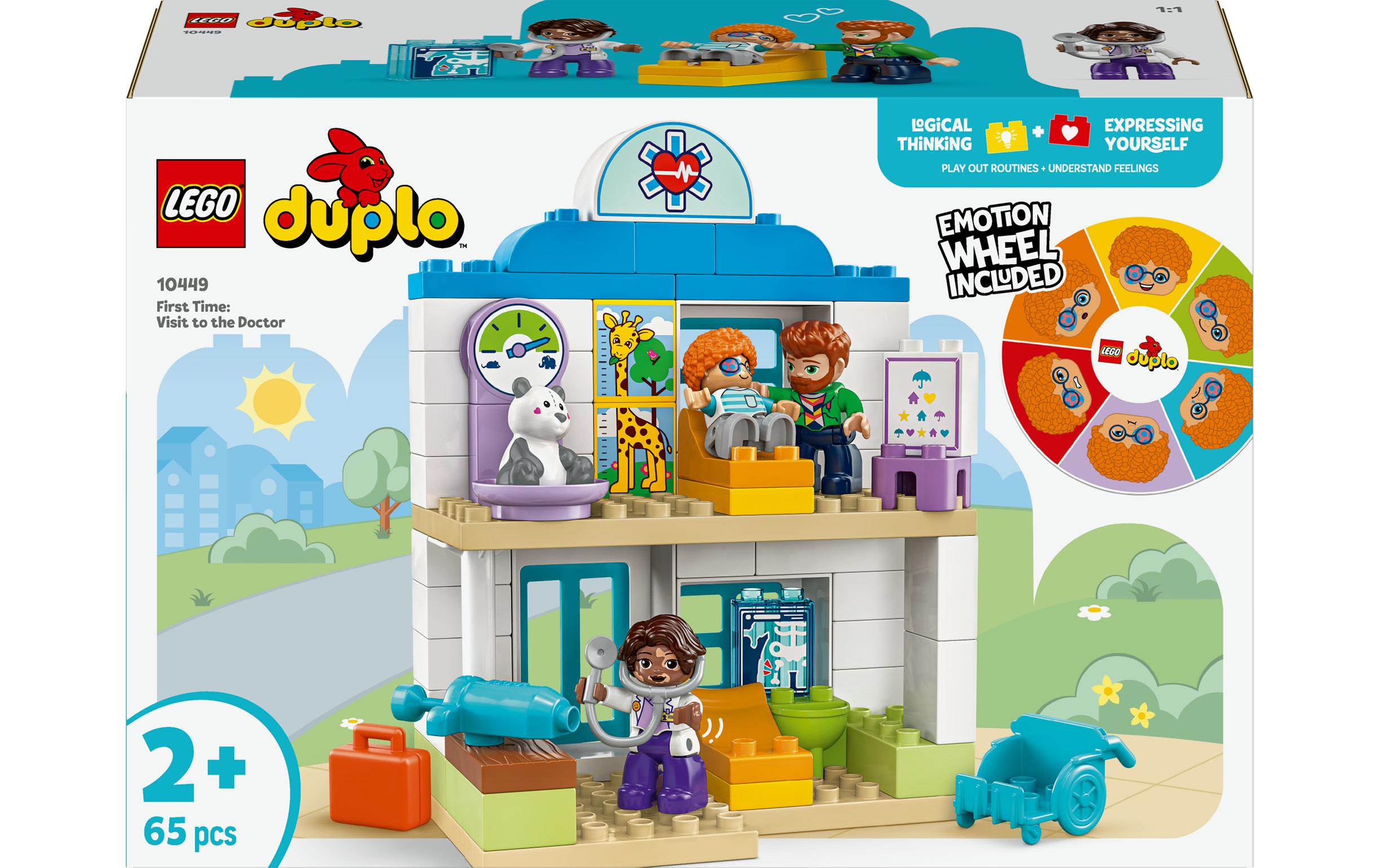DUPLO® Erster Arztbesuch 10449Arztspielset, das Kleinkinder fantasievoll spielen lässt