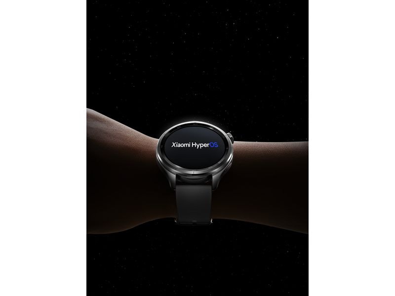 Xiaomi Smartwatch S4 Silber Smartwatch mit drehbarer Krone und AMOLED-Display