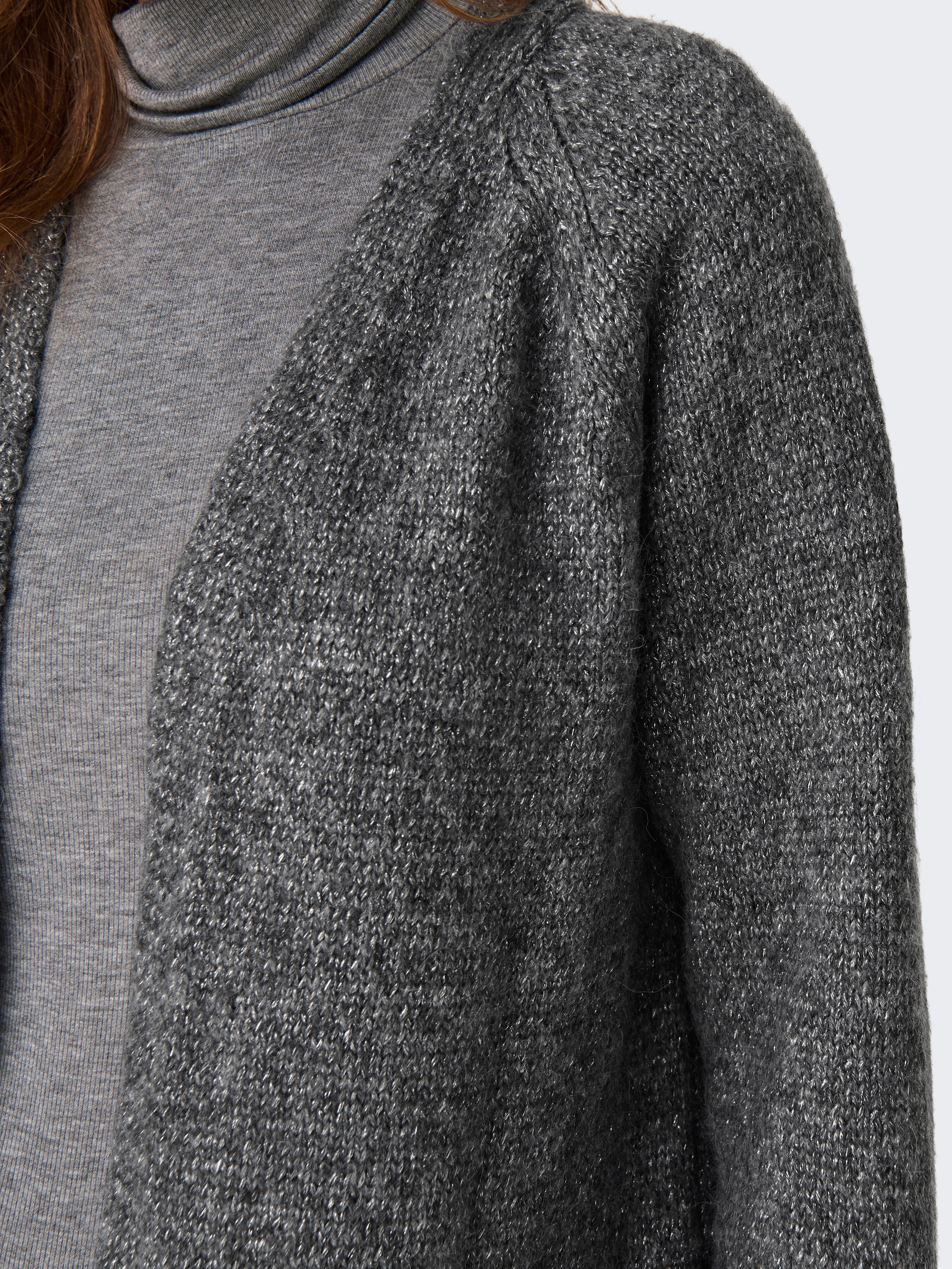 ONLBENIN Strickjacke Dark Grey Melange