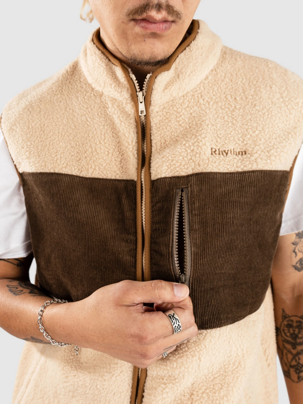 Rhythm Tamas Vest bark