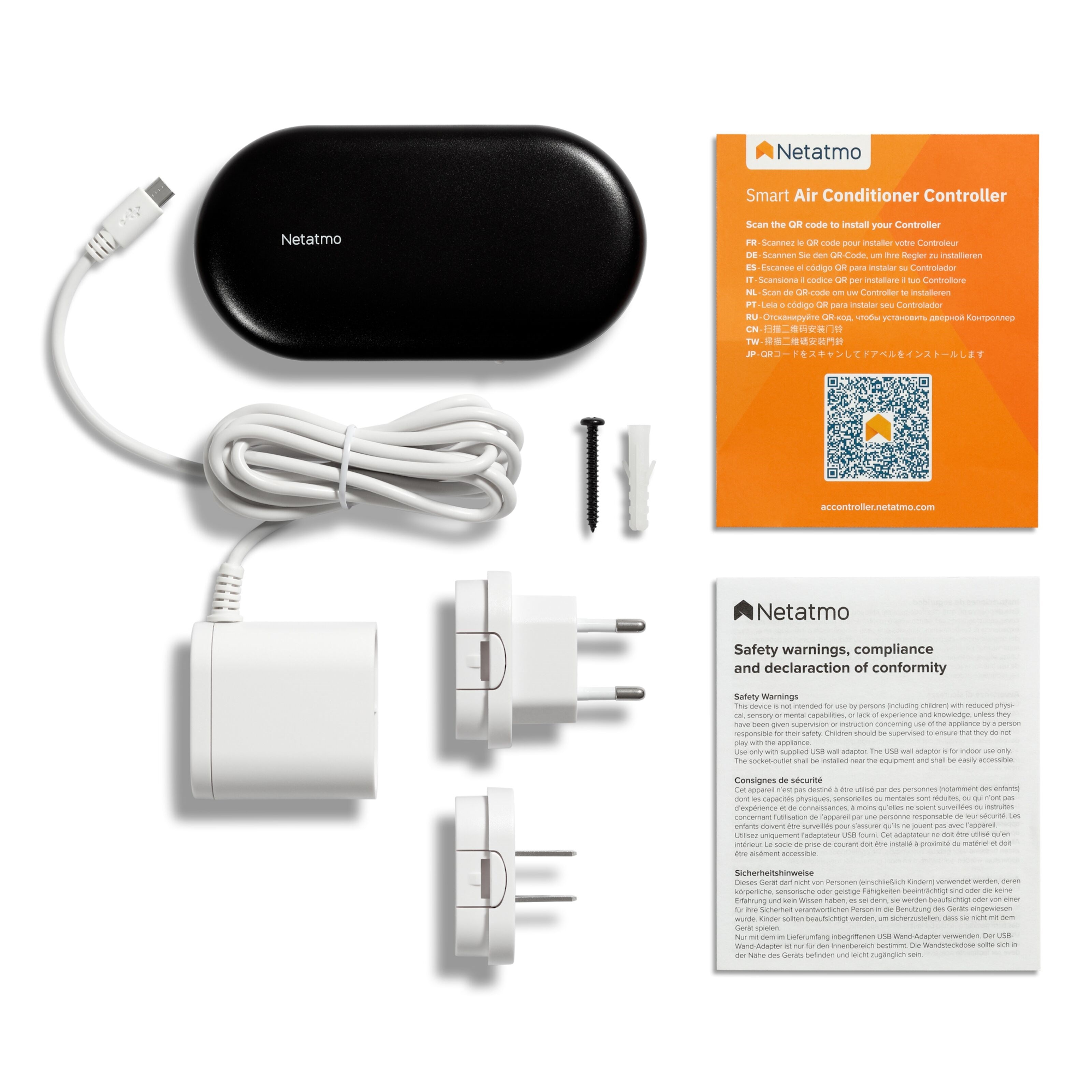Netatmo AC-controller Fjernstyring for luftvarmepumpe og AC
