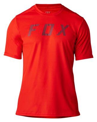 Maillot Manches Courtes Fox Ranger Moth Race Rouge