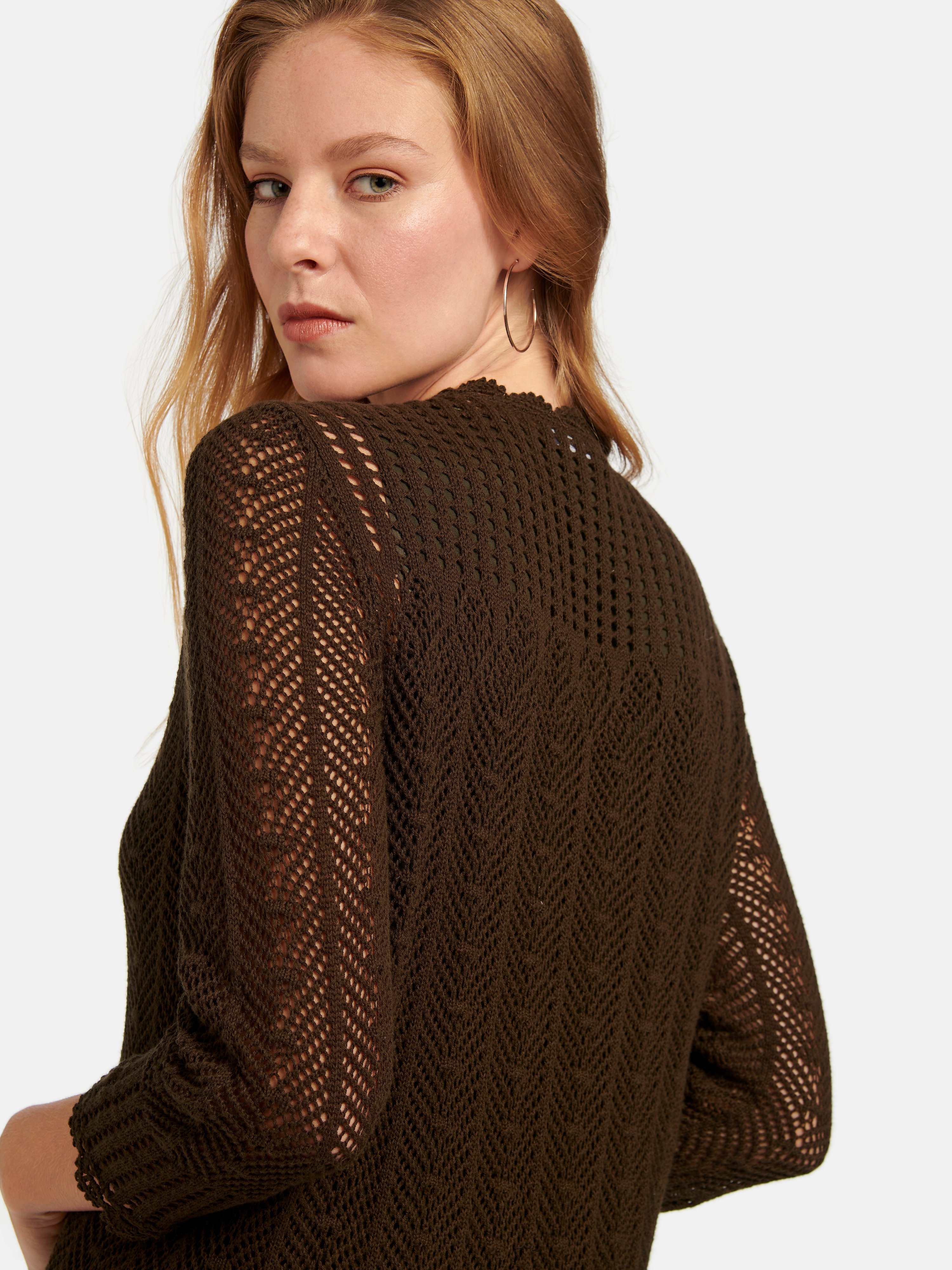 Strickkleid mit 3/4-Arm