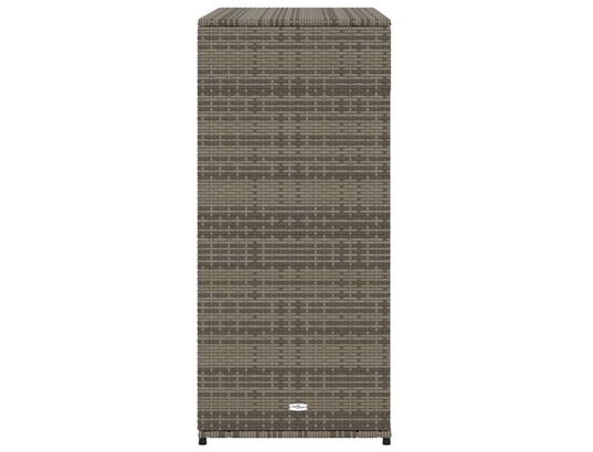 VIDAXL - Armoire de jardin Armoire de rangement de jardin gris 105x55x113cm résine tres...