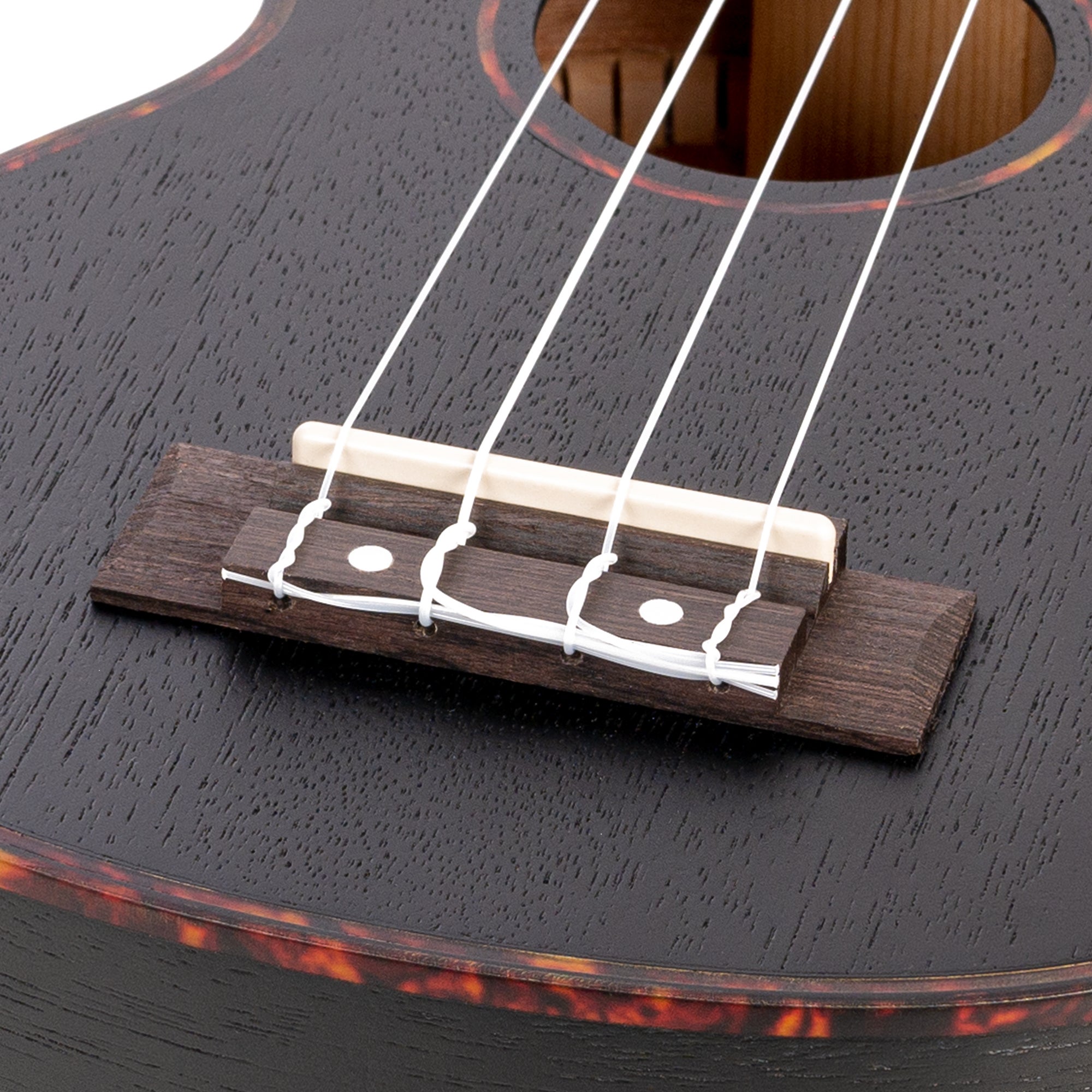 Cascha HH 2305 Premium Mahogany tenor ukelele set zwart