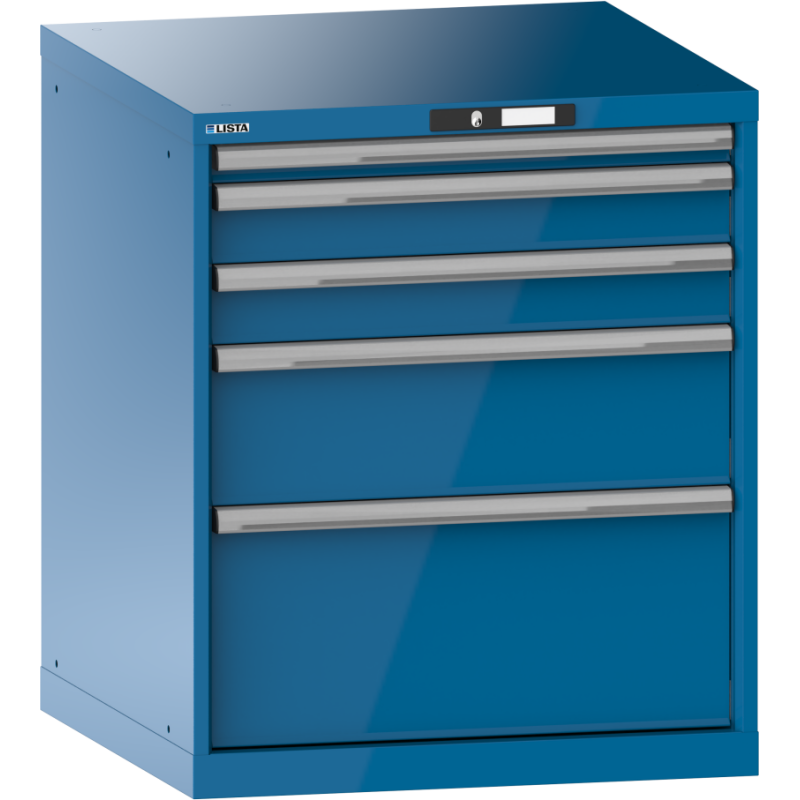 Armoire à tiroirs Lista 36 x 36E  H 85 x L 71,7 x P 72,5 cm 5 tiroirs Key Lock