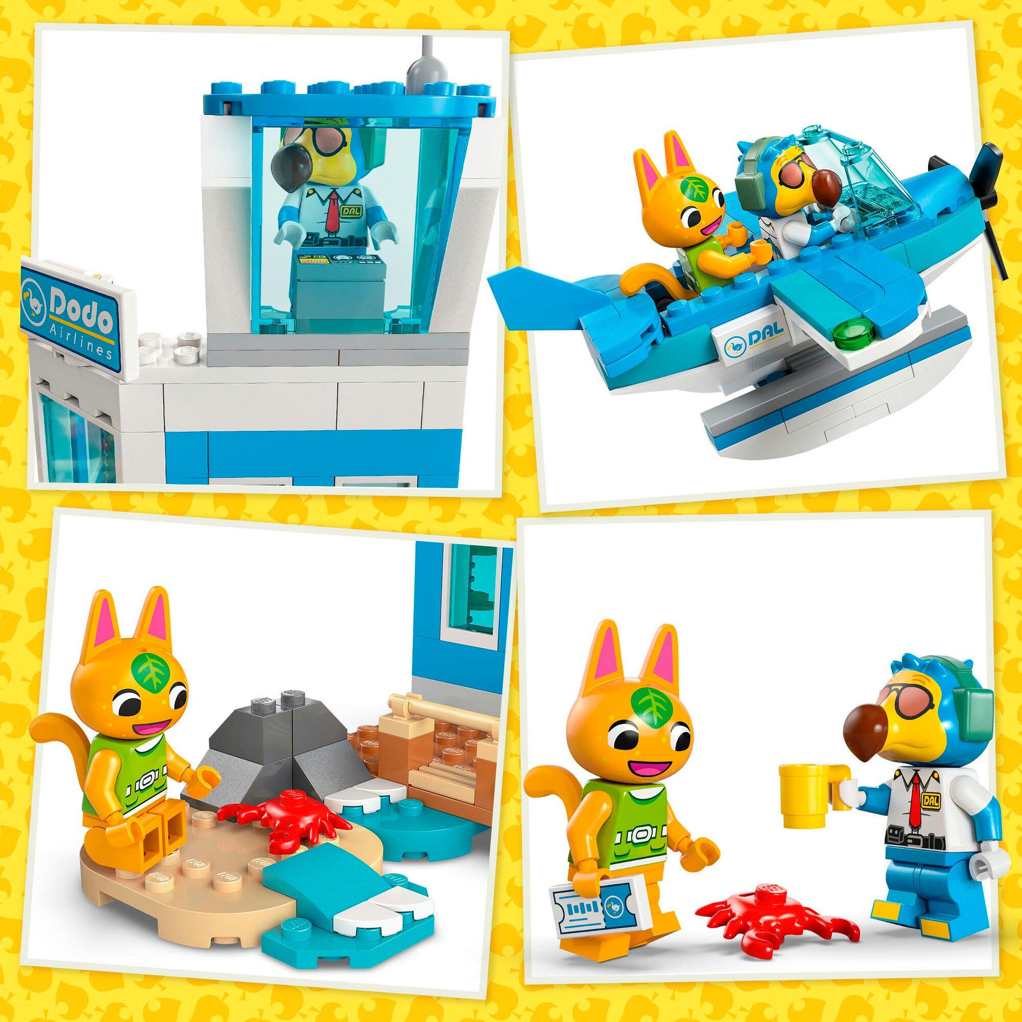 LEGO Konstruktionsspielzeug Animal Crossing Flieg mit Dodo Airlines