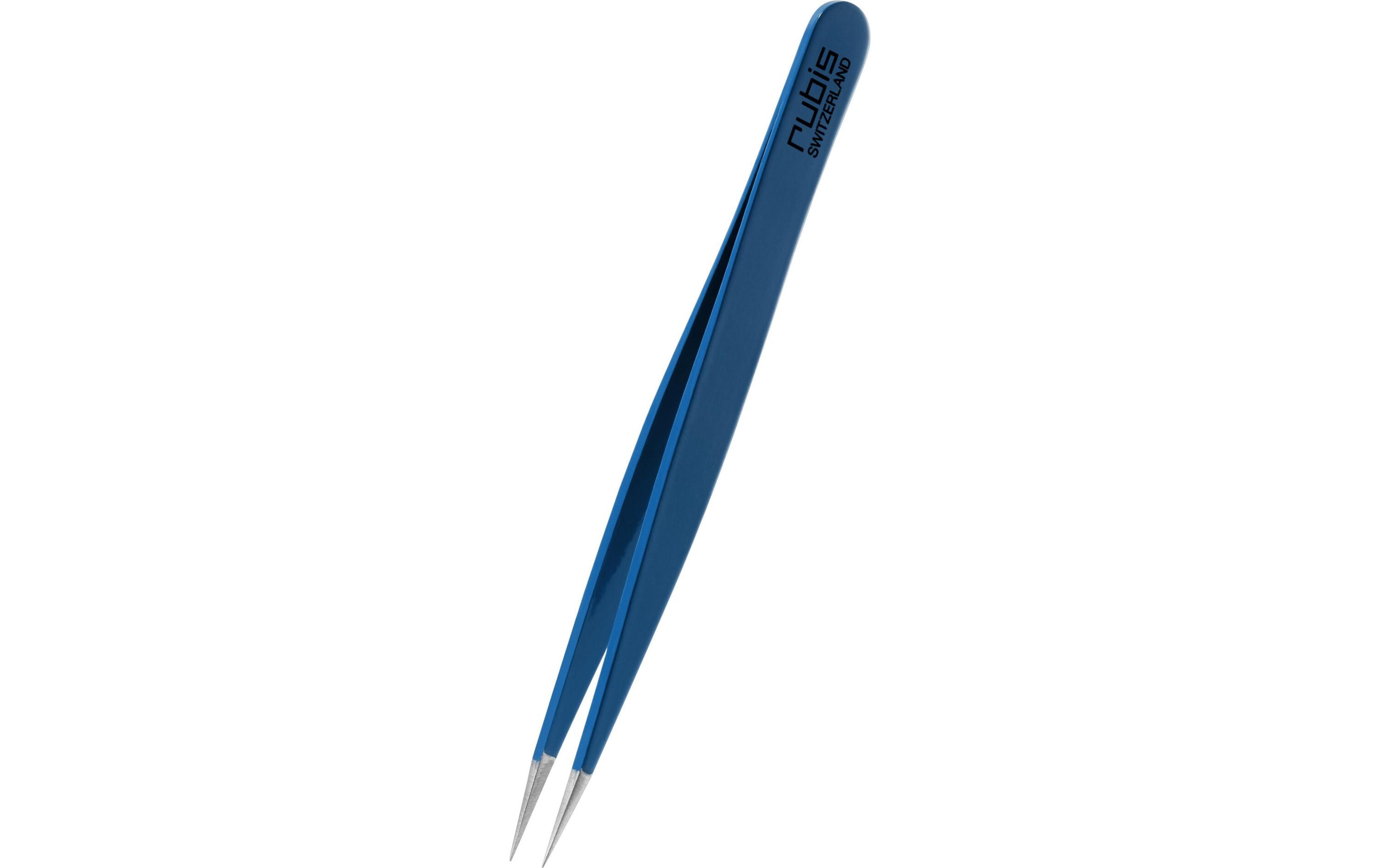 Pinzette spitz Inox blau, 1 StückPinzette spitz