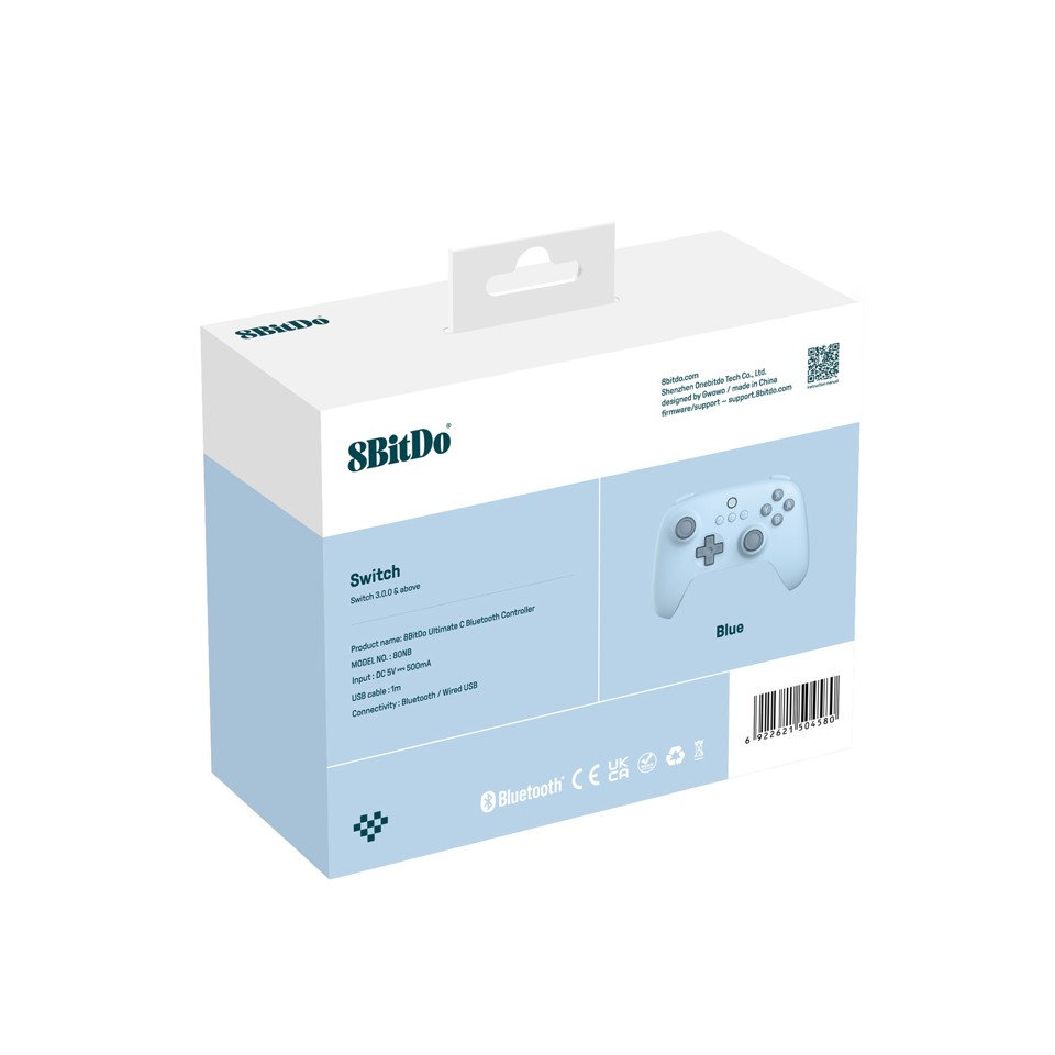 8BitDo Ultimate C Bluetooth Controller Blue NS