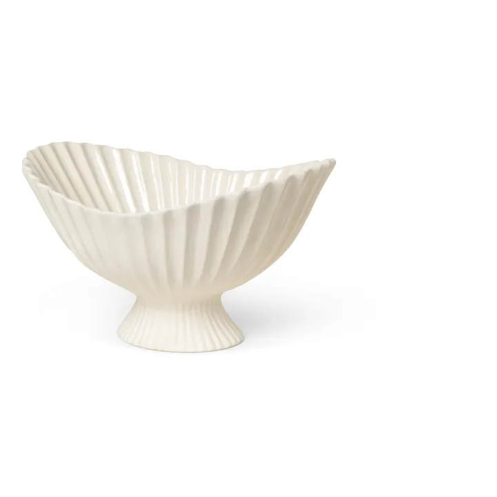 Ferm Living Coupe Fountain en grès  | Blanc cassé