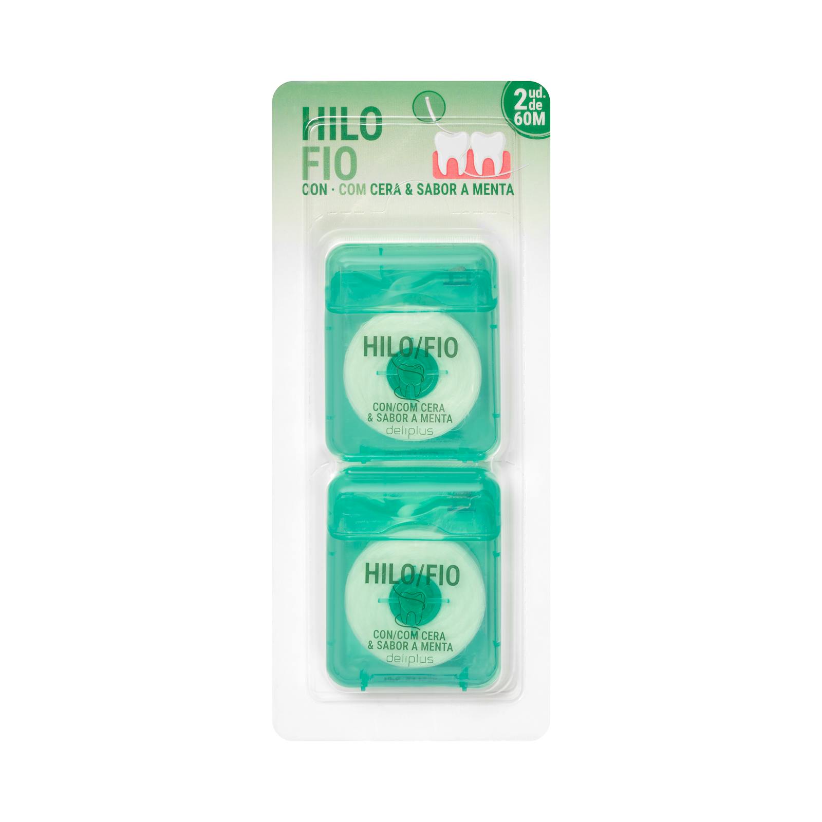 Fil dentaire ciré à la menthe