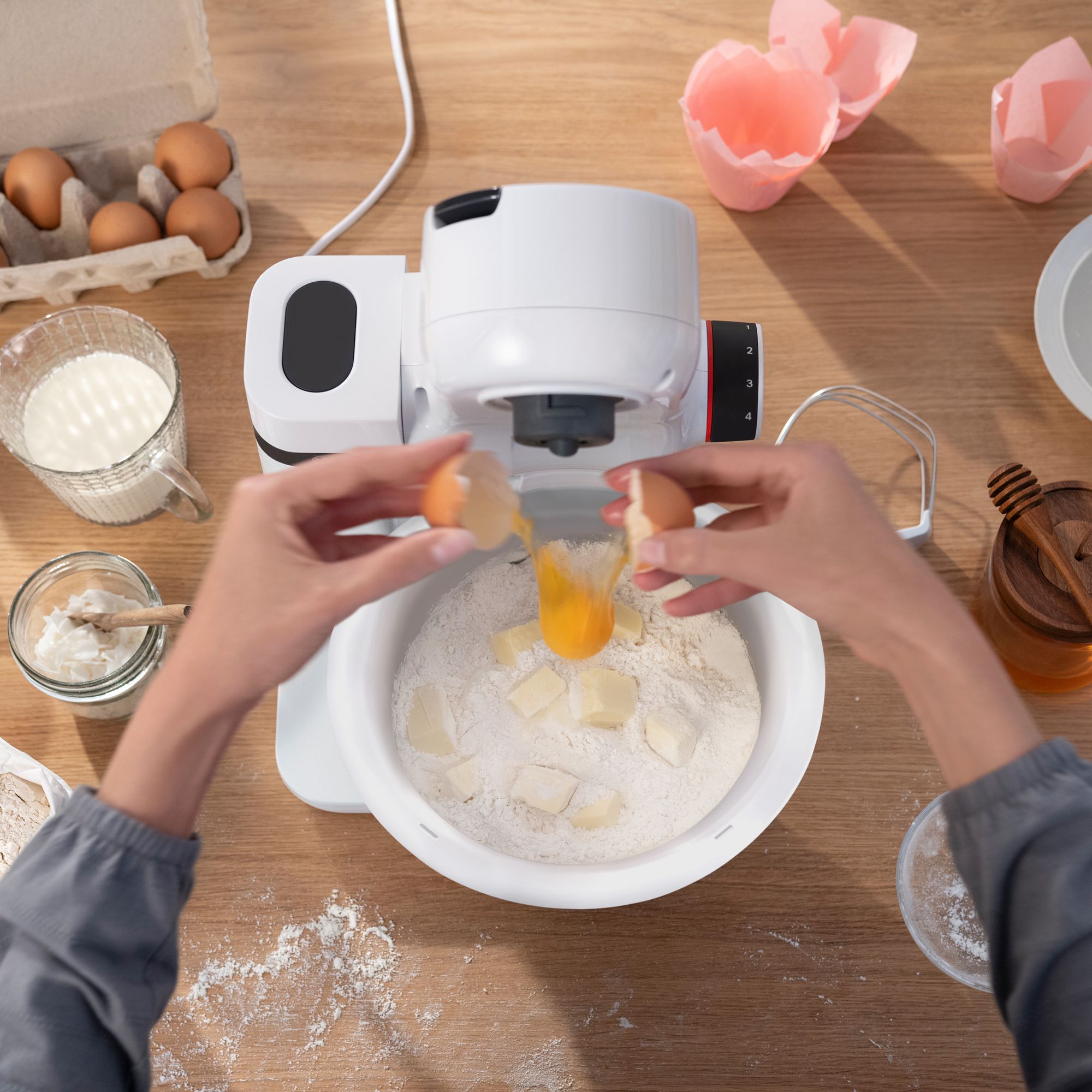 Robô de cozinha MUM Série 2, 700 W, branco, modelo MUMS2AW00