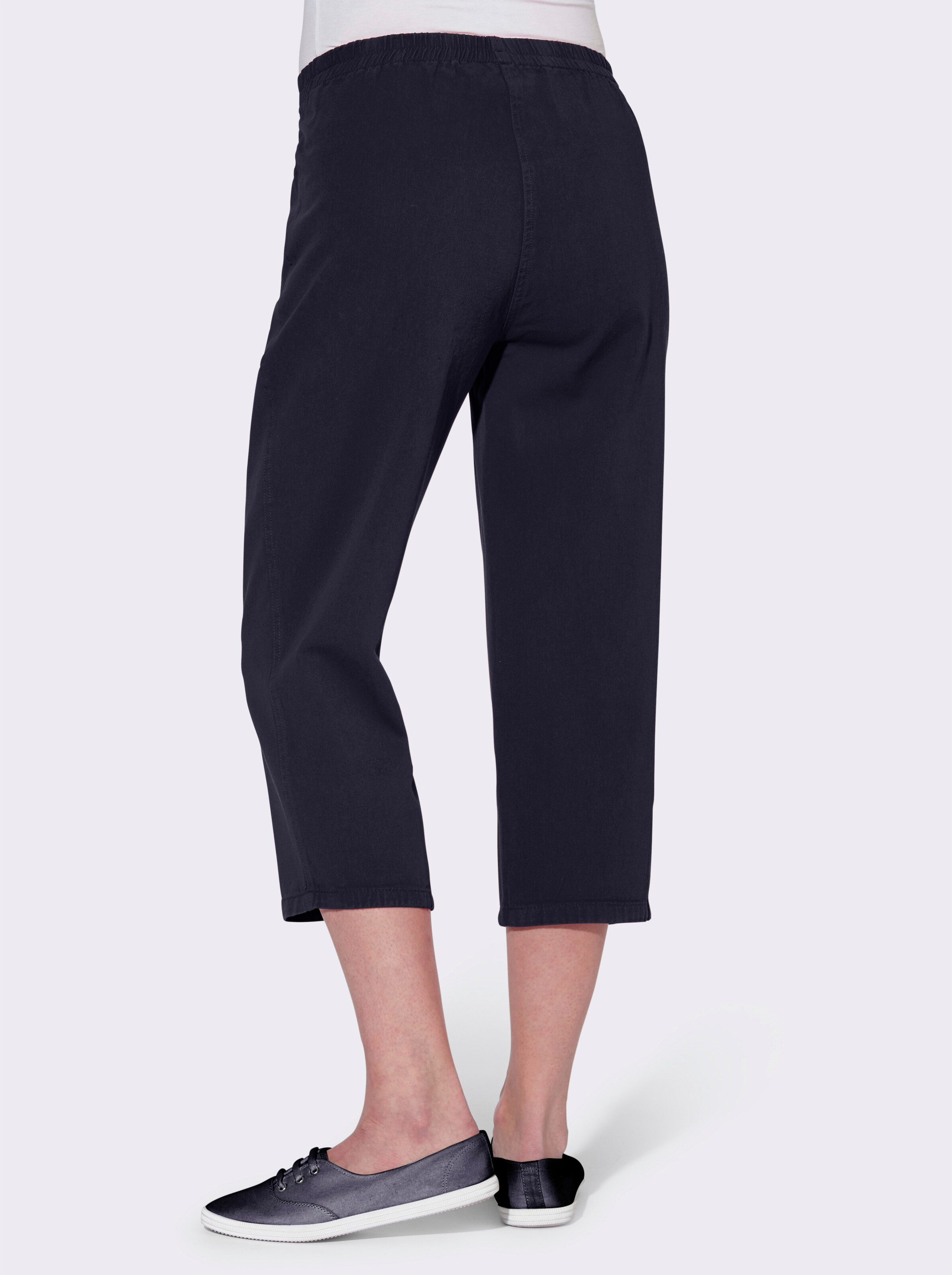Caprihose aus reiner Baumwolle