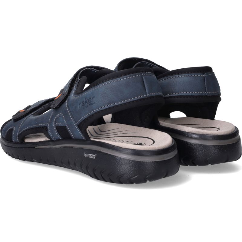 Rieker Sandalen Blauw Heren