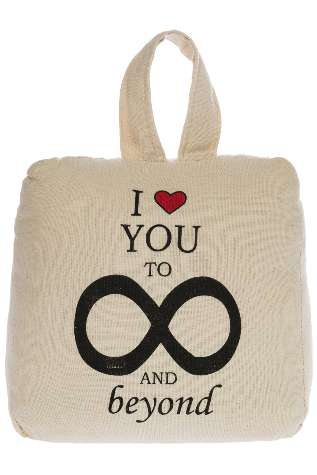 Türstopper I LOVE YOU - beige