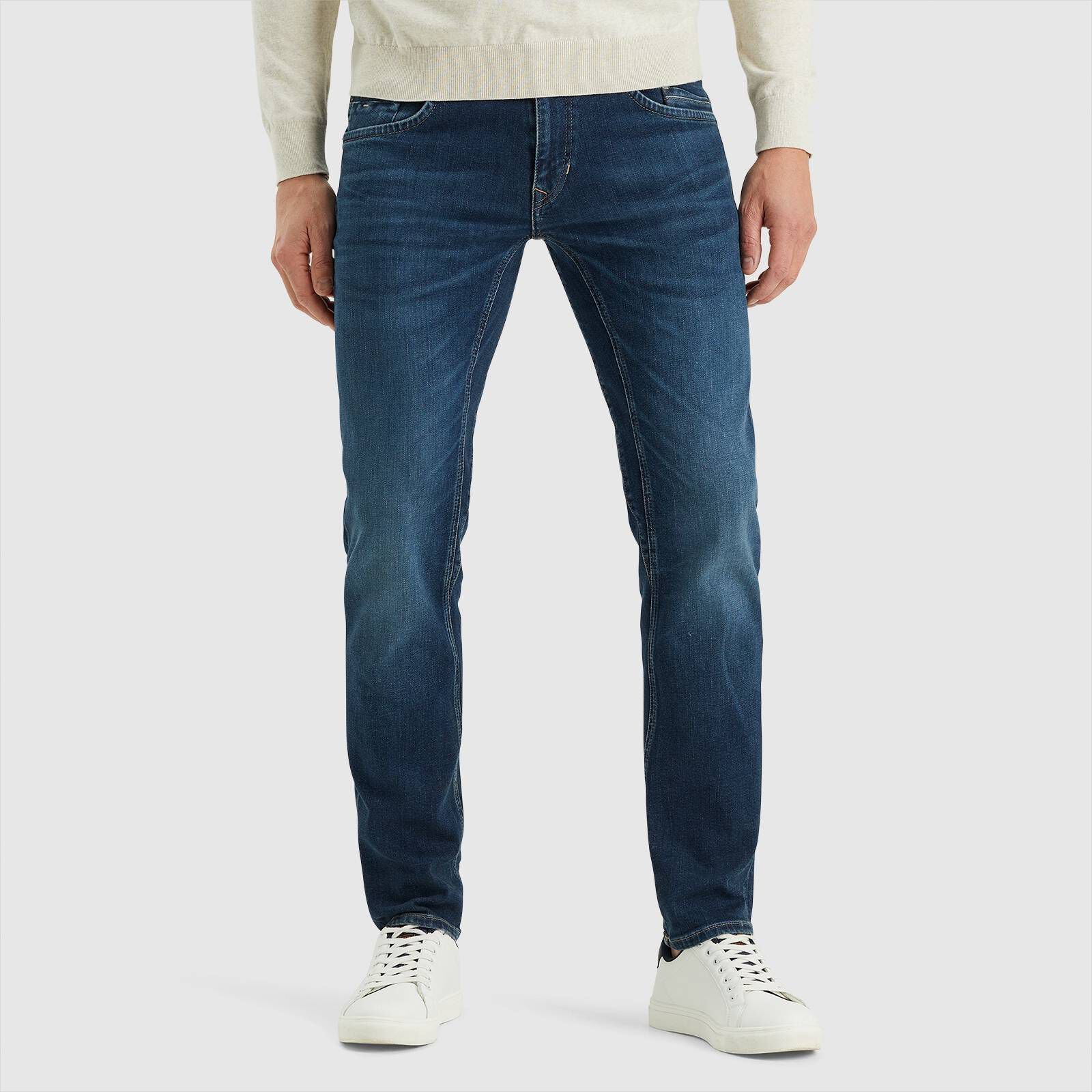 PME Legend| Herren Jeans COMMANDER 3.0 TRUE BLUE MID Relaxed Fit Low Rise